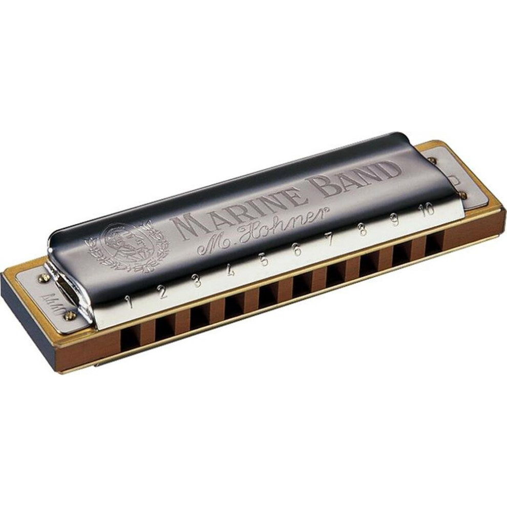 Arm Nica Hohner Marine Band En Clave De Fa-image