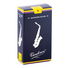 Vandoren SR215 Alto Sax Traditional Reeds Strength 5; 10-es doboz