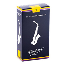 Vandoren SR211 Alto Sax Traditional Reeds Strength 1; 10-es doboz