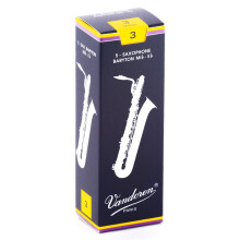 Vandoren SR243 Bari Sax Traditional Reeds Strength 3; 5-s doboz