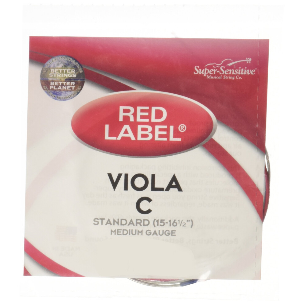 Corde Standard En Do Pour Alto Super Sensitive Red Label 4147-image