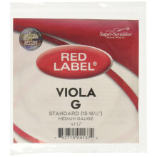 Super czuła czerwona etykieta 4137 Viola G String Standard