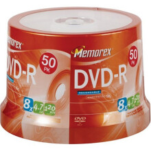 Memorex 4,7 GB/8x DVD-R (balenie po 50 kusov)