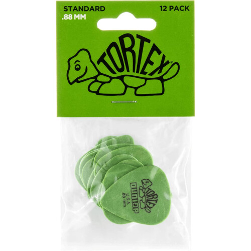 Dunlop Dunlop Tortex Standard .88mm Πράσινο Πικ, 12 Τεμάχια
