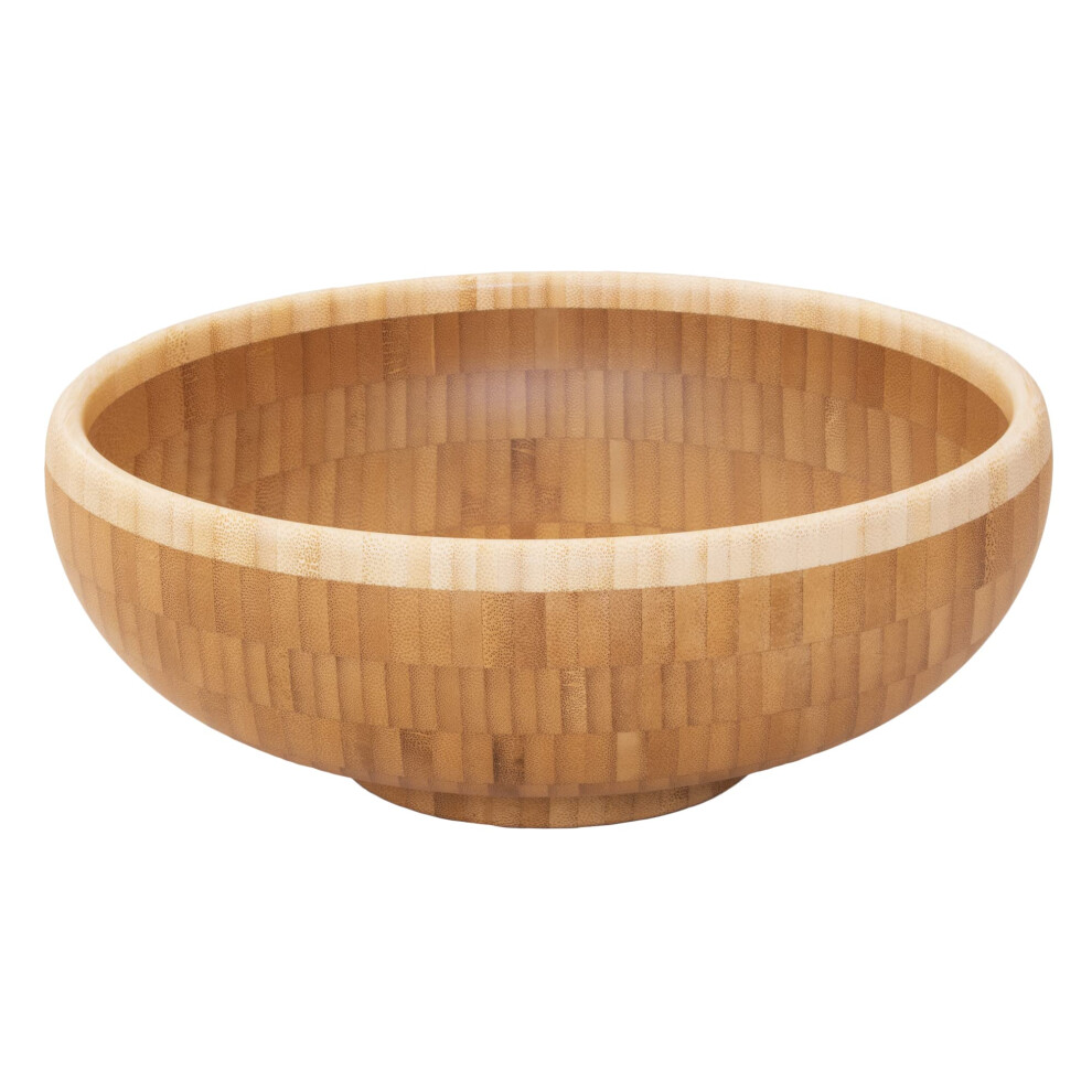 Totally Bamboo 20-5020 Bamboo Bowl  10""  Honey & Natural-image-OPC-PFPK8NR-NEW