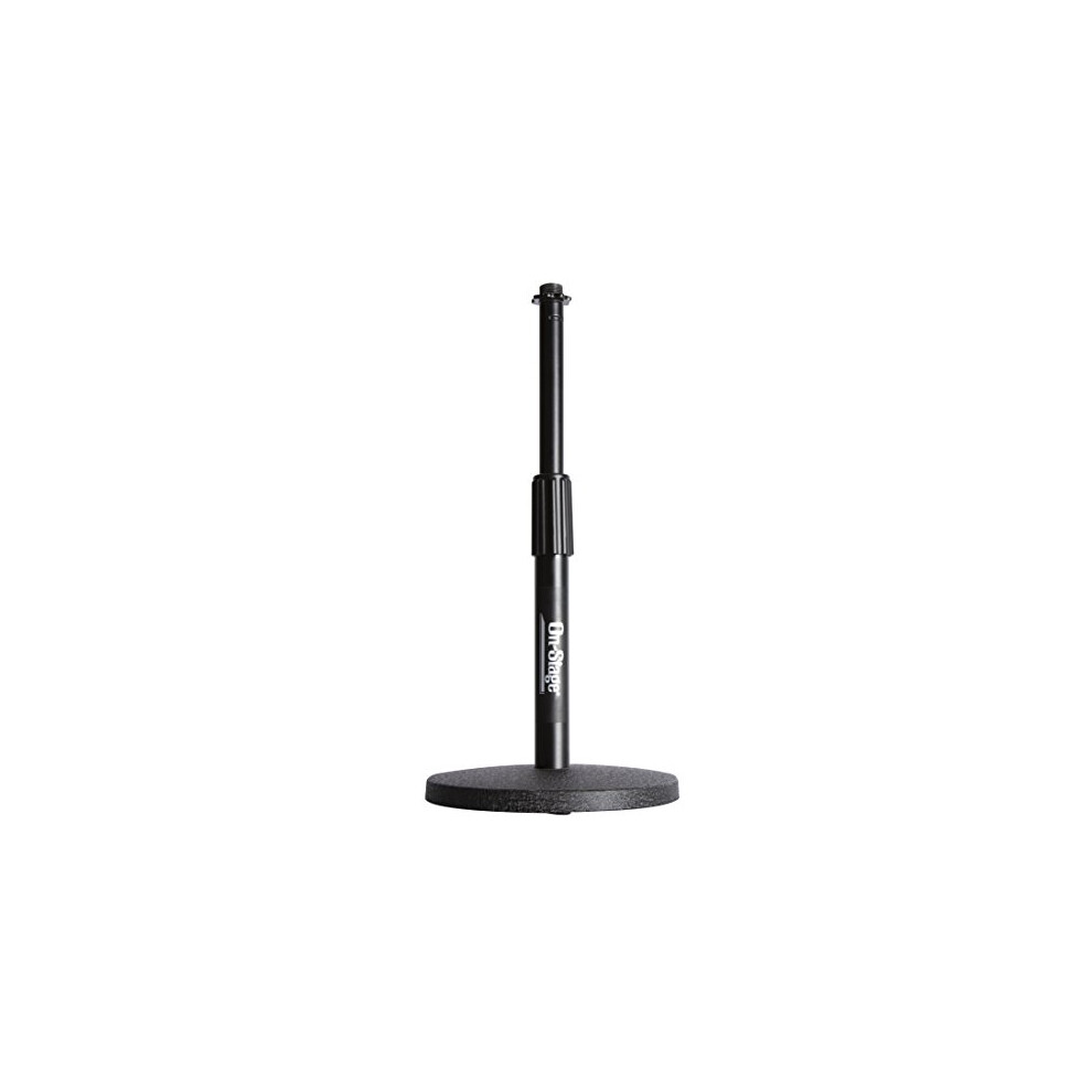 On-Stage-Stands Black On-Stage Ds7200b Adjustable Desktop Microphone Stand