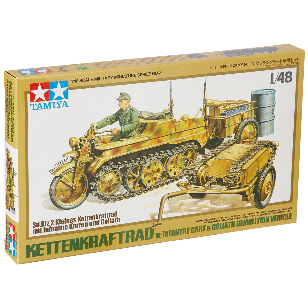 Tamiya 300032502-1:48 Wwii German Chain Wheel With Goliath