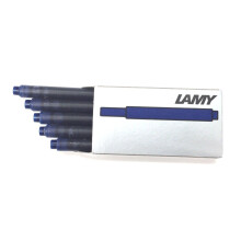 Lamy Cartridges Refill -Blue/Black -5 -Pack (T10BB)