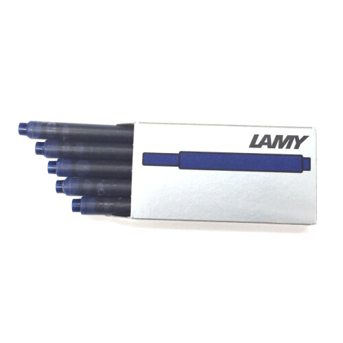 Lamy Cartridges Refill -Blue/Black -5 -Pack (T10BB)