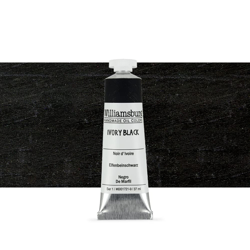 Williamsburg Oil 37Ml Tube Elfenbeinschwarz (60017219)-image