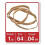 Universal Universal 00464 Λάστιχα, Μέγεθος 64, 3-1/2 x 1/4, 80 Λάστιχα/1/4lb Συσκευασία (UNV00464) 2