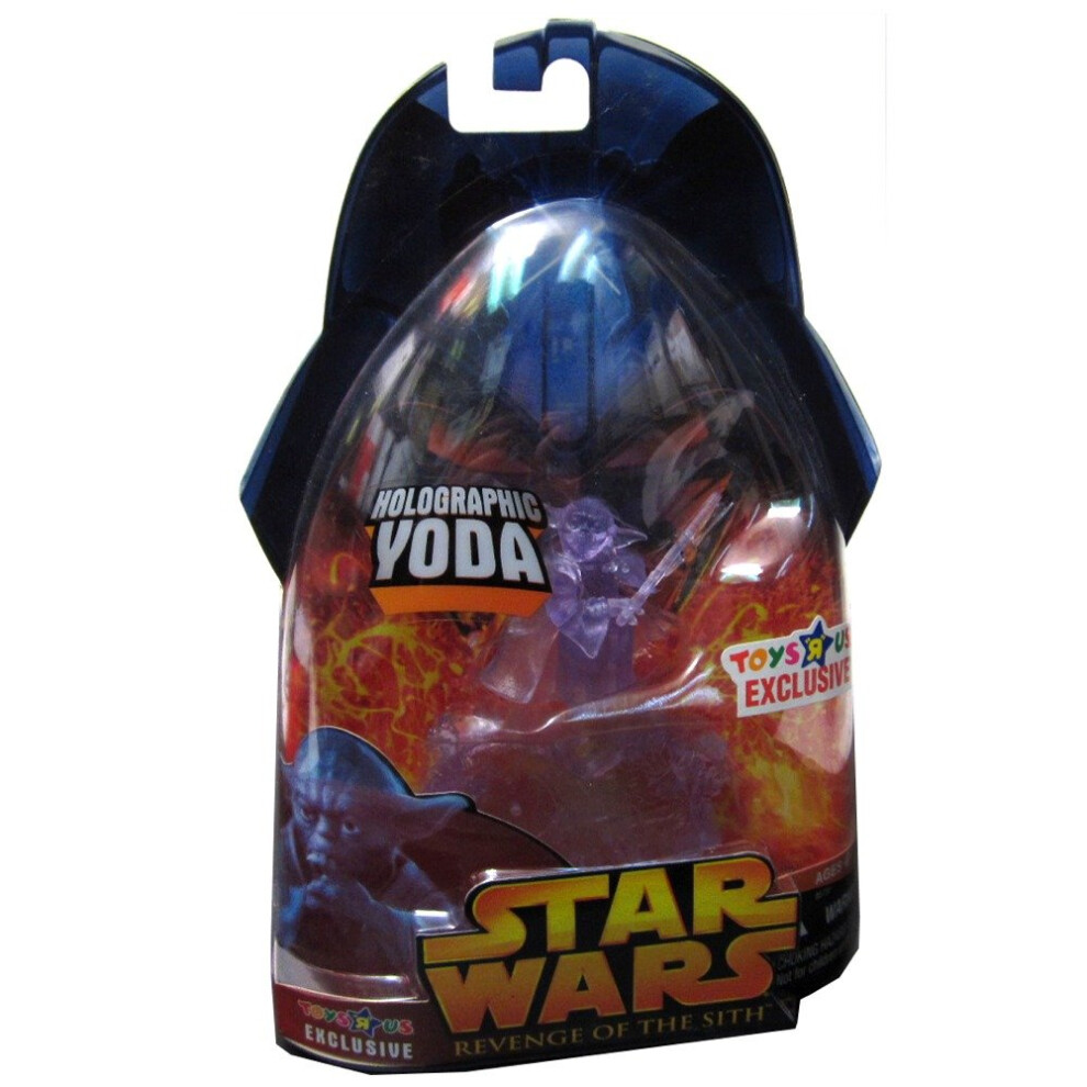 New Hasbro Star Wars Revenge Of The Sith Holographic Yoda 2241