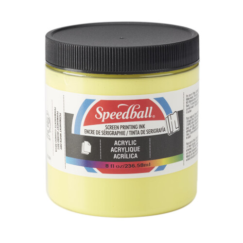 Speedball Ακρυλική Μπογιά Εκτύπωσης, 8-Οζ, Κίτρινο Πριμόζ