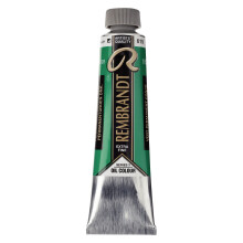 Pintura a óleo - Rembrandt - Tubo 40ml - Verde profundo - Cores intensas - Resistência à luz