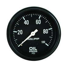 AUTO METER 2312 Autogage Oliedrukmeter 2,625 inch.