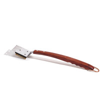 Outset QB40 Rosewood Collection Grillborstel met vervangbare borstelharen