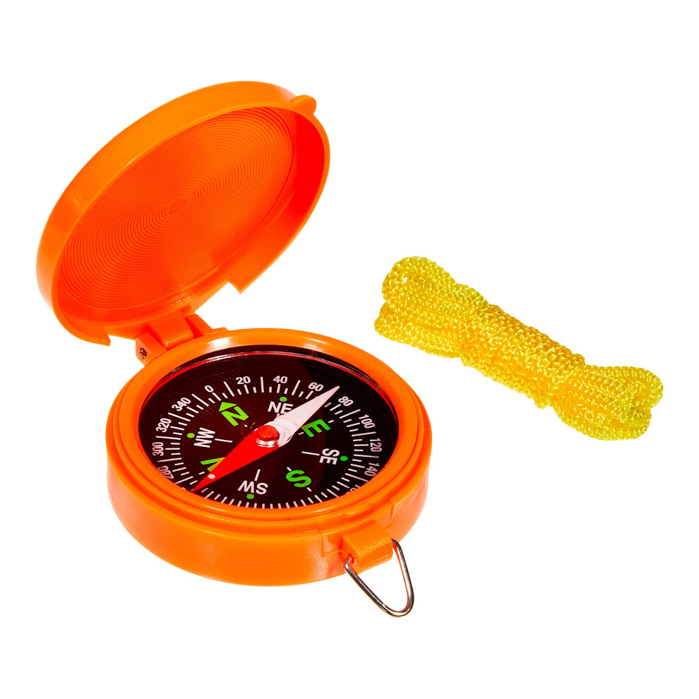 Allen Company Pocket Compass with Lid Blaze Orange