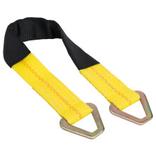 Keeper - 2  x 24  Premium Axle Tie Down Strap with D Rings - 3 333 lbs. Working Load Limit and 10 000 lbs. Break Strength One Color