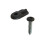 Clips de Tela Make-2-Fit PL 7906 com Parafusos, Pacote de 12, Preto 1