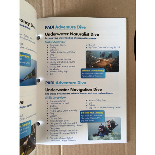 PADI DIVER'S BLUE LOG ?I RECORDUL DE FORMARE (70047) Rev. 3.0 1