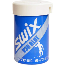 Swix V30 Blue Ski/Snowboard Hardwax -2/-10C  43g