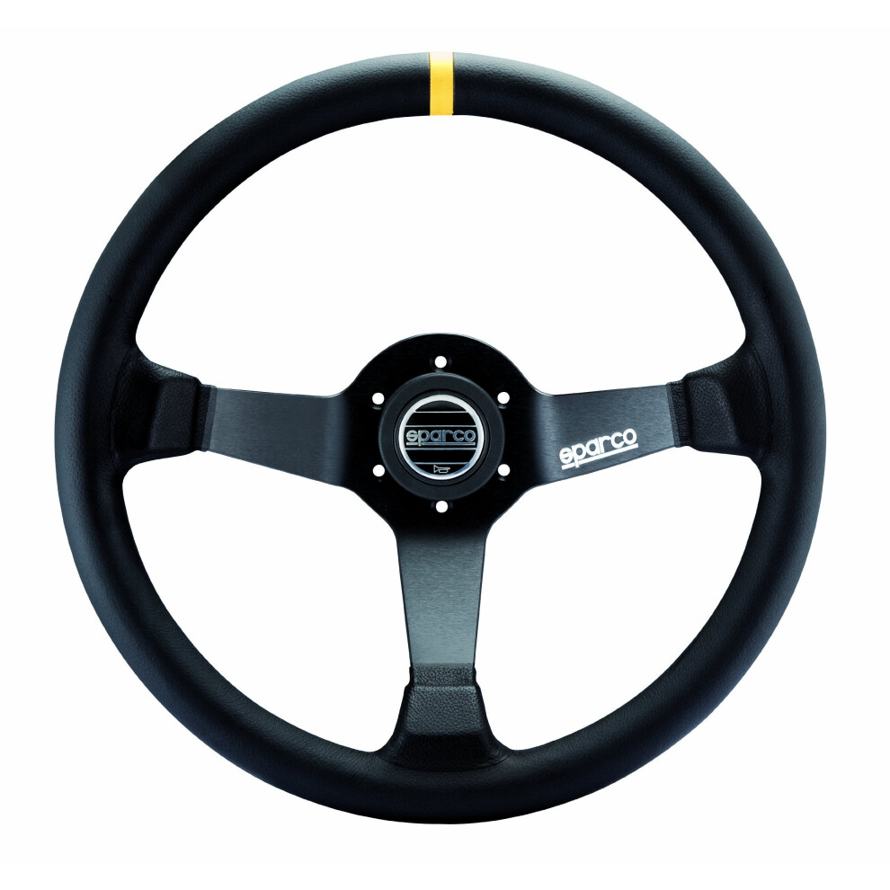 Sparco Black 015R345mln Leather Steering Wheel 350Mm