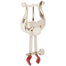 American Plating Nickel Plated Trumpet 502N Valve Instrument Lyre N.P Clamp