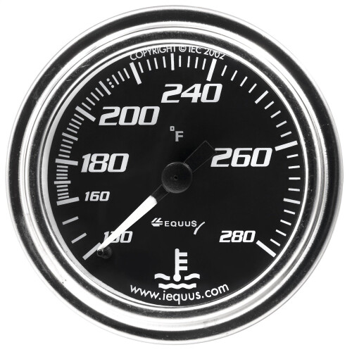 Equus 7242 2"""" mechanick chromov meric teploty vody s cernm cselnkem