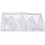 Whitmor Whitmor Mesh Hosiery Wash Bag White 4-Compartment 1