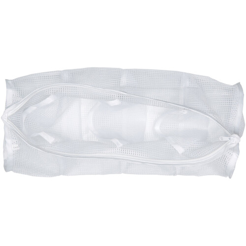 Whitmor Whitmor Mesh Hosiery Wash Bag White 4-Compartment 2