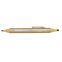 ProFolio von Itoya Calligraphy Classics Doubleheader Marker, 1,5 mm und 3 mm, Keilspitzen, Dijon