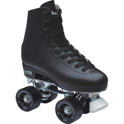 CHICAGO Skates Ανδρικά Ρολερ Σκέιτ - Κλασικά Μαύρα Quad Σκέιτ - Μέγεθος 10 2
