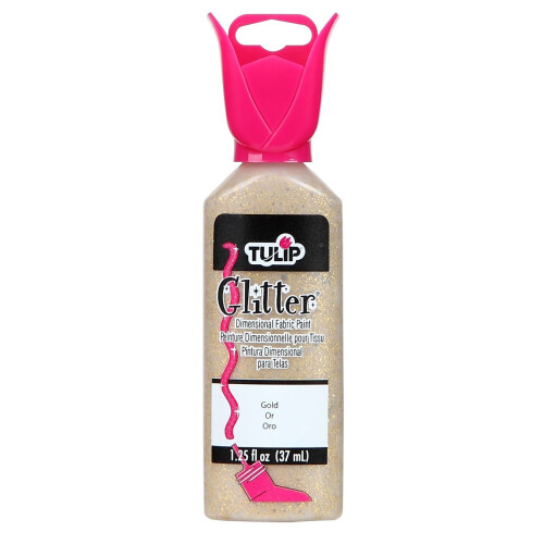 Tulip Διαστάσεων Υφασματικής Χρώσης 1-1/4 Ουγκιές-Γκλίτερ-Χρυσό
