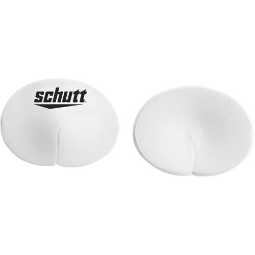 Schutt Sports Vinyl-Dipped Γόνατα Ποδοσφαίρου για Θέσεις, Λευκό