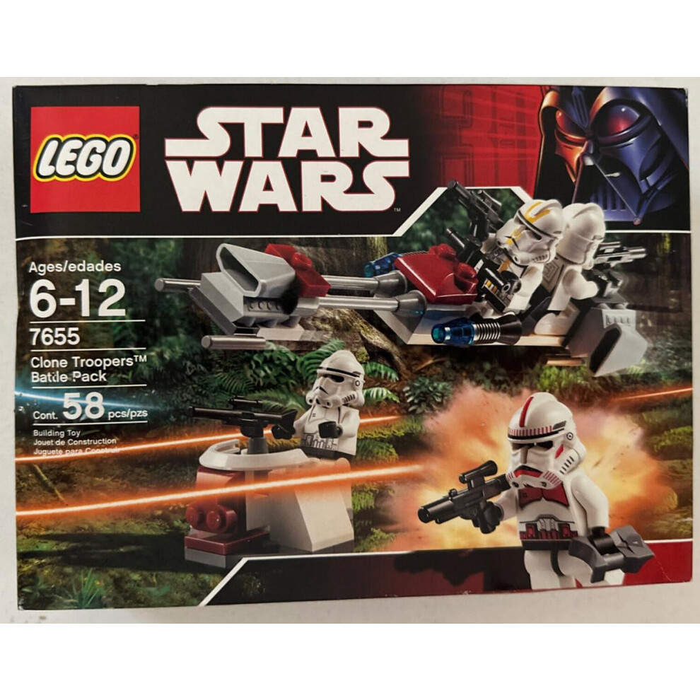 Lego Star Wars Clone Trooper Battle Pack 7655 By