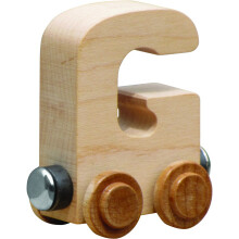 Nametrains Clear Finish Letter Car - Made in USA (G)