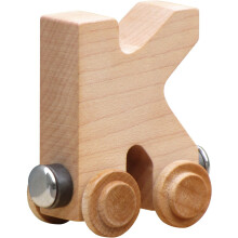 NameTrains Clear Finish Letter Car - Made in USA (K)