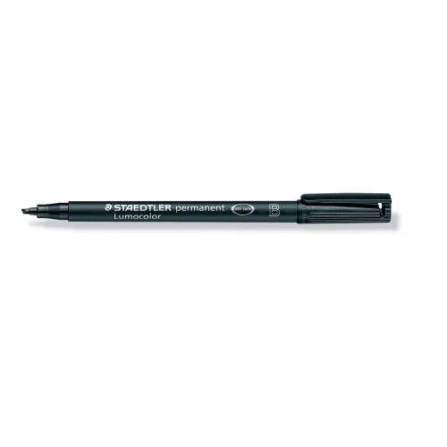 Staedtler Fiber Tip Pens With Permanent Ink Broad Point  Black 1