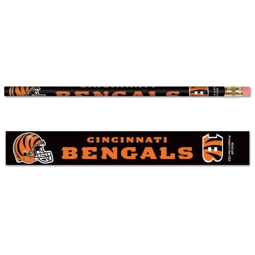 NFL Cincinnati Bengals Μολύβια (Συσκευασία 6 τεμαχίων)