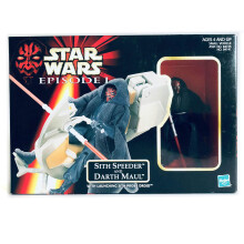 Epis dio I de Guerra nas Estrelas: The Phantom Menace Sith Speeder e Darth Maul Action Figura