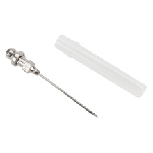 Performance Tool W54213 18-ga härdat rostfritt stål smörjinsprutningsnål med skyddshölje, 3 000 psi, för handsmörjpistoler