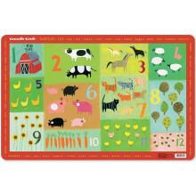 Crocodile Creek Placemat - Barnyard 123