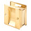 Prime Line Products Solid brass Pocket Door Passage Pull N6770 1