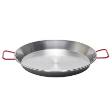 Garcima 14-inch Carbon Steel Paella Pan 36cm Silver