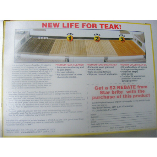 STAR BRITE Premium Gold Teakov olej Quart 2