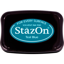 Tsukineko Full-Size StazOn Multi-Surface Inktkussen Blauwgroen