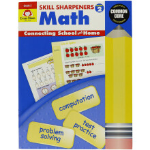 EVAN-MOOR 4546 Skill Sharpeners Math Book, Grade 2, 0.5" Height, 8.5" Width, 11" Length