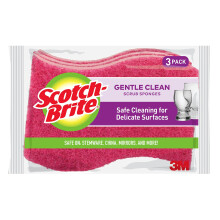 Scotch-Brite Gentle Clean Delicate Scrub Sponges  For Washing Dishes a