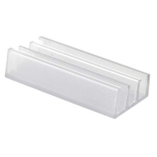 CRL 1-1/4"""" Leve kirkas liukuva suihkuoven pohjaohjain - pakkaus