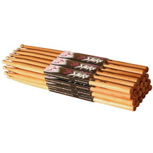 OnStage On Stage 5A Hickory Drum Sticks – (12 szt.) (drewniane końcówki, 12 szt.)